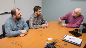 Photo of Rob (right) with Mark Miller (left) and Chas Hundley(center) Photo of Rob (right) with Mark Miller (left) and Chas Hundley(center)