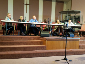 Panel at June 14 forum (photo: Sam Bouman)