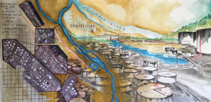 Braided River painting by Kandace Manning