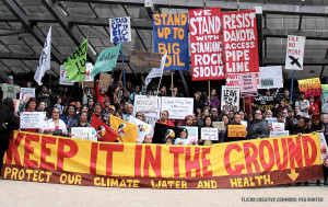 Standing Rock support rally NoDAPL protest