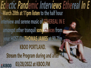 Eclectic Pandemic Interviews Ethereal In E Ethereal In E, Handpan Music, Meditation, Ethereal In E Interview,