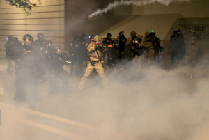 Feds teargas Black Lives Matter Protesters in Portland Feds teargas Black Lives Matter Protesters in Portland