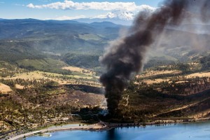 Mosier oil train derailment and fire June 3, 2016 Mosier oil train derailment and fire June 3, 2016