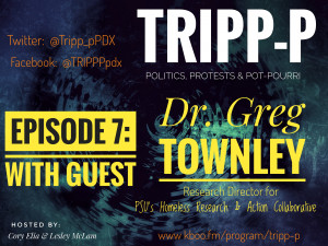 Episode #7 with Dr. Greg Townley discusses the impact of houselessness and seeing housing as healthcare. #trippp Episode7 Dr. Greg Townley PSU HRAC