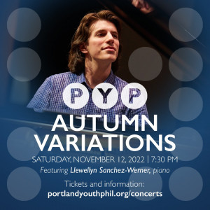 Poster for PYP's Season 99 opening concert -- Autumn Variations Poster for PYP's Season 99 opening concert -- Autumn Variations