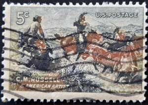Stamp C.M. Russell