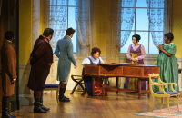 Miss Bennet: Christmas at Pemberley Select cast members in Miss Bennet: Christmas at Pemberley at The Armory. Photo by Russell J. Young/Courtesy of Portland Center Stage at The Armory Miss Bennet: Christmas at Pemberley Select cast members in Miss Bennet: Christmas at Pemberley at The Armory. Photo by Russell J. Young/Courtesy of Portland Center Stage at The Armory